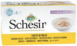 Schesir Hühnerreis Bei Natural Multipack 6 Einheiten 6X50 Gr