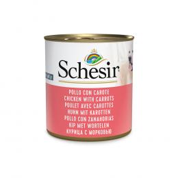 Schesir Nassfutter 6 x 285 g  - Huhn mit Karotten
