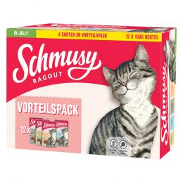 Schmusy Ragout Mixpaket in Jelly  - 12 x 100 g