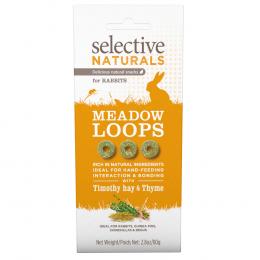 Selective Naturals Meadow Loops für Kaninchen - Sparpaket: 2 x 80 g