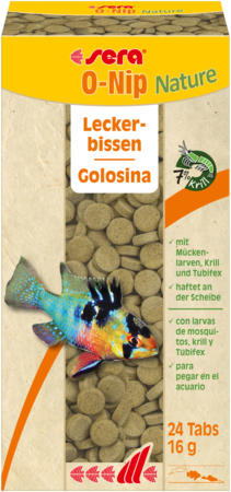 Sera O-Nip Nature Tabletten-Leckerli Für Fische 62 Gr