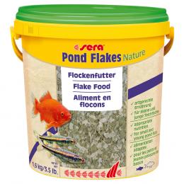 Sera Pond Flakes Nature - Sparpaket: 2 x 10 L