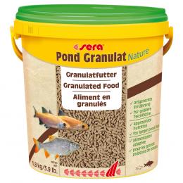 Sera Pond Granulat Nature - Sparpaket: 2 x 10 l