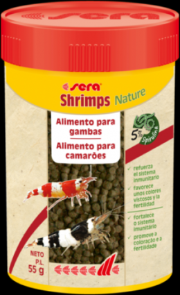 Sera Sera Shrimps Natürliches Sinkendes Granulat 55 Gr