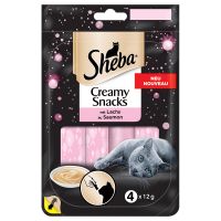 Angebot für Sheba Creamy Snacks -Sparpaket Lachs (44 x 12 g) - Kategorie Katze / Katzensnacks / Sheba / -.  Lieferzeit: 1-2 Tage -  jetzt kaufen.