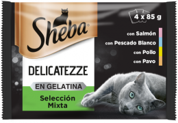 Sheba Delicatezze Wet Food Cats Multipack Gemischte Auswahl In Gelee