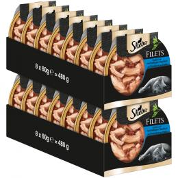 Angebot für Sheba Filets 32 x 60 g - Huhn mit Thunfisch - Kategorie Katze / Katzenfutter nass / Sheba / Feine Filets.  Lieferzeit: 1-2 Tage -  jetzt kaufen.