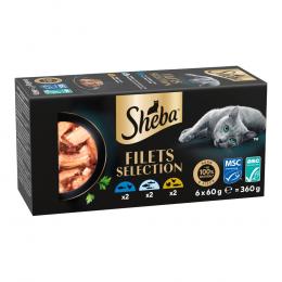 Sheba Filets 6 x 60 g - Mixpaket I (3 Sorten)