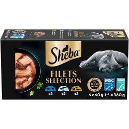 SHEBA Filets MP Schale 3 Variet. 6x6x60g