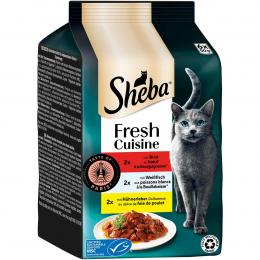 Sheba Fresh Cuisine Taste of Paris Rind, Weißfisch & Huhn 36x50 g