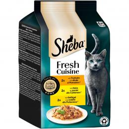 Sheba Fresh Cuisine Taste of Rome Truthahn, Huhn und Geflügel 6x50 g