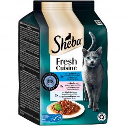 Sheba Fresh Cuisine Taste of Tokyo Thunfisch, Lachs und Weißfisch 6x50 g