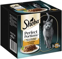 Sheba Perfect Portions 6 x 37,5 g - Sauce mit Truthahn