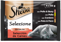 Sheba Selezione Wet Food Cats Multipack Auswahl Von Fleisch In Sauce