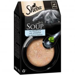 SHEBA Soup mit Weißfisch 40x40g