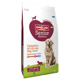 Smølke Hund Senior Medium - Sparpaket: 2 x 12 kg