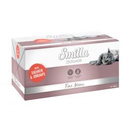 Smilla Fine Menu 24 x 100 g - Lachs & Shrimps