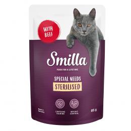 Smilla Frischebeutel Sterilised Pastete - Sparpaket: 48 x 85 g