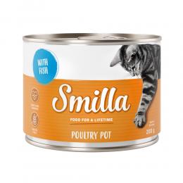 Angebot für Smilla Geflügeltöpfchen 6 x 200 g - Mixpaket (4 Sorten) - Kategorie Katze / Katzenfutter nass / Smilla / Smilla Geflügeltöpfchen.  Lieferzeit: 1-2 Tage -  jetzt kaufen.