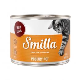 Smilla Geflügeltöpfchen 6 x 200 g - zartes Geflügel mit Lamm