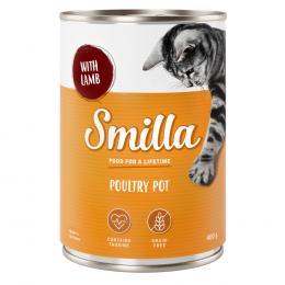 Smilla Geflügeltöpfchen 6 x 400 g - Geflügel mit Lamm