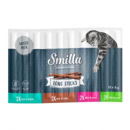 Smilla Long Sticks 10 x 5 g - Mixpaket 2 (Kaninchen, Gans, Lamm und Wild)