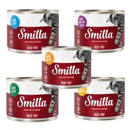 Smilla Rindtöpfchen 6 x 200 g - Mixpaket (4 Sorten)