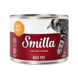 Angebot für Smilla Rindtöpfchen 6 x 200 g - Rind mit Pute - Kategorie Katze / Katzenfutter nass / Smilla / Smilla Rindtöpfchen.  Lieferzeit: 1-2 Tage -  jetzt kaufen.