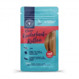 Snack Kausnack Kaurolle Rinderhaut klein für Hunde - 90g