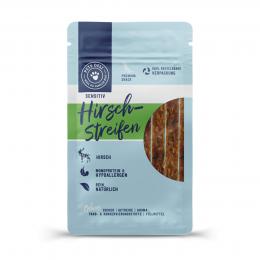 Snack Streifen Hirschaut für Hunde - 5x10 Stück
