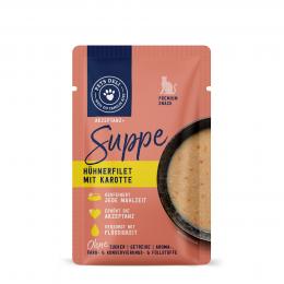 Snack Suppe Huhn mit Karotte für Katzen - 40g