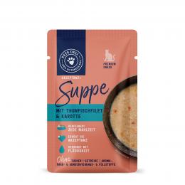 Snack Suppe Thunfisch & Huhn mit Karotte für Katzen - 12x40g