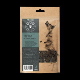 Snacks für Hunde - Pferdehäppchen - Trainingssnack - getreidefrei, zuckerfrei - 90g von Pets Deli