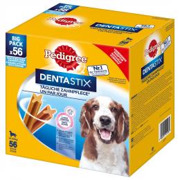 Sparpaket! 168 x Pedigree DentaStix Tägliche Zahnpflege / Fresh - Dentastix x 112 + Dentastix Fresh x 56 - für große Hunde (>25 kg)