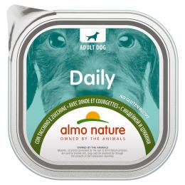 Angebot für Sparpaket Almo Nature Daily 18 x 300 g - mit Truthahn und Zucchini - Kategorie Hund / Hundefutter nass / Almo Nature / Almo Nature Daily Menu.  Lieferzeit: 1-2 Tage -  jetzt kaufen.