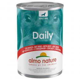 Sparpaket: Almo Nature Daily Dog 12 x 400 g - Rind