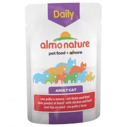 Sparpaket Almo Nature Daily Menu Pouch 12 x 70 g - Mix 2 (2 Sorten)