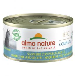 Angebot für Sparpaket Almo Nature HFC Complete 12 x 70 g - Makrele mit Süßkartoffel - Kategorie Katze / Katzenfutter nass / Almo Nature / HFC Complete.  Lieferzeit: 1-2 Tage -  jetzt kaufen.