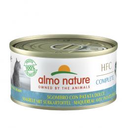Sparpaket Almo Nature HFC Complete 24 x 70 g - Makrele mit Süßkartoffel