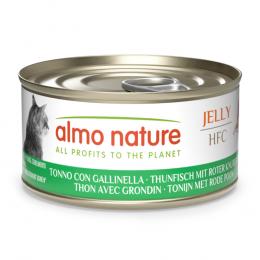 Sparpaket Almo Nature HFC Jelly 24 x 70 g - Thunfisch mit Rotem Knurrhahn