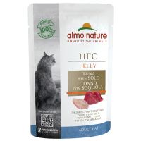 Sparpaket Almo Nature HFC Jelly Pouch 24 x 55 g - Thunfisch & Seezunge