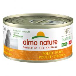 Sparpaket Almo Nature HFC Natural Made in Italy 12 x 70 g - Huhn