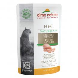 Sparpaket Almo Nature HFC Natural Plus 24 x 55 g - Hühnerbrust