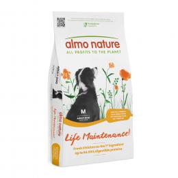 Sparpaket Almo Nature Life Maintenance 2 x 12 kg - Adult Huhn & Reis Medium