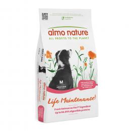 Sparpaket Almo Nature Life Maintenance 2 x 12 kg - Adult Lachs & Reis Medium