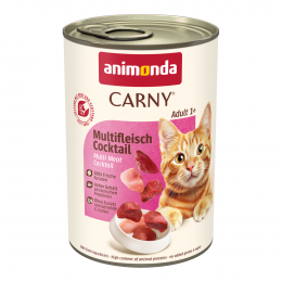 Sparpaket animonda Carny Adult 12 x 400 g - Mixpaket (Rind/Pute/Shrimps & Rind/Pute/Kaninchen)