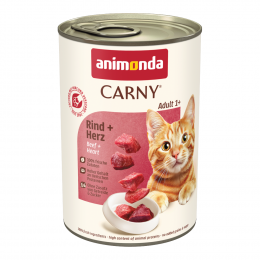 Sparpaket animonda Carny Adult 12 x 400 g - Rind & Herz