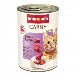 Sparpaket animonda Carny Adult 12 x 400 g - Rind & Lamm