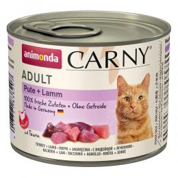 Sparpaket animonda Carny Adult 24 x 200 g - Pute & Lamm