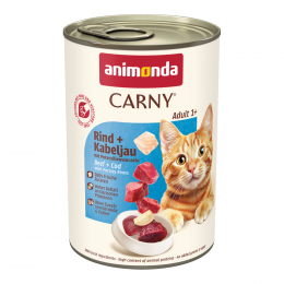 Sparpaket animonda Carny Adult 24 x 400 g - Rind & Kabeljau mit Petersilienwurzel